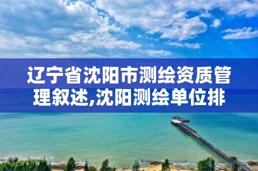 辽宁省沈阳市测绘资质管理叙述,沈阳测绘单位排名