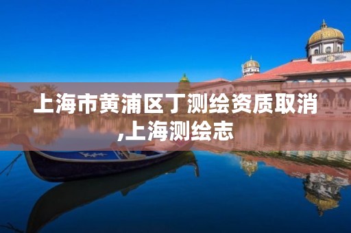 上海市黄浦区丁测绘资质取消,上海测绘志