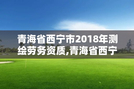 青海省西宁市2018年测绘劳务资质,青海省西宁市2018年测绘劳务资质查询