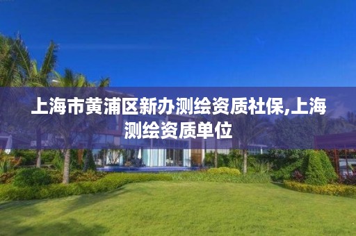 上海市黄浦区新办测绘资质社保,上海测绘资质单位