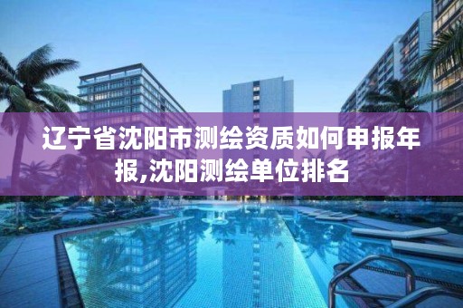 辽宁省沈阳市测绘资质如何申报年报,沈阳测绘单位排名