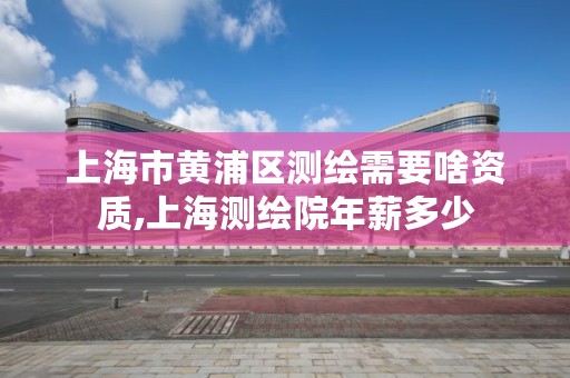 上海市黄浦区测绘需要啥资质,上海测绘院年薪多少