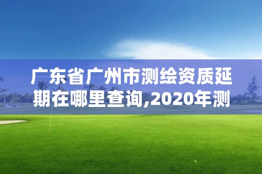 广东省广州市测绘资质延期在哪里查询,2020年测绘资质证书延期