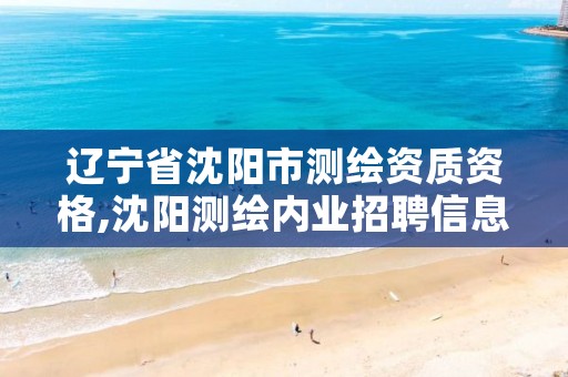 辽宁省沈阳市测绘资质资格,沈阳测绘内业招聘信息