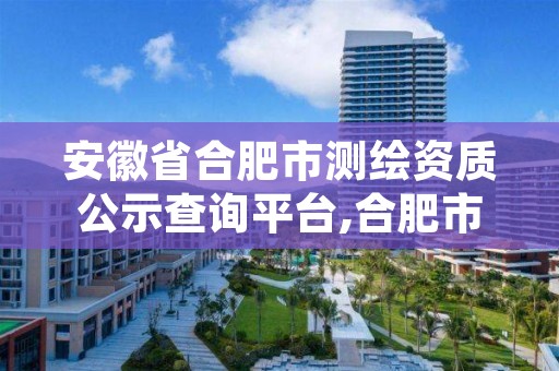 安徽省合肥市测绘资质公示查询平台,合肥市测绘设计研究院官网
