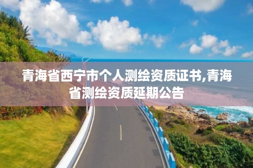 青海省西宁市个人测绘资质证书,青海省测绘资质延期公告