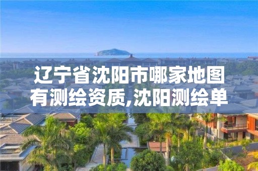 辽宁省沈阳市哪家地图有测绘资质,沈阳测绘单位招聘