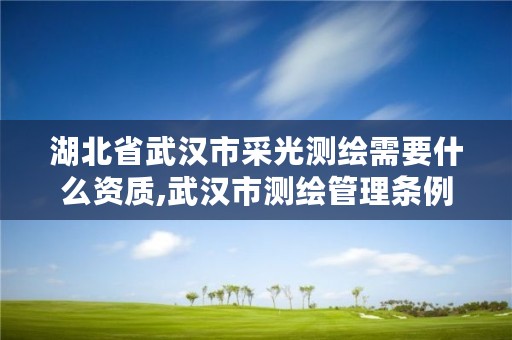 湖北省武汉市采光测绘需要什么资质,武汉市测绘管理条例