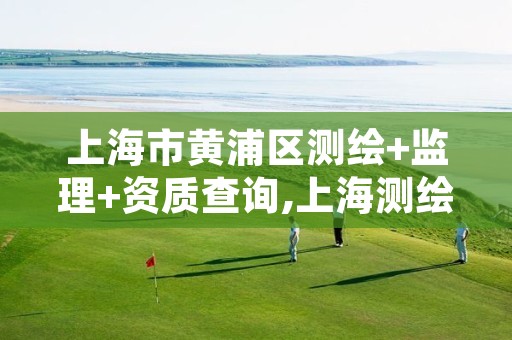 上海市黄浦区测绘+监理+资质查询,上海测绘院地址浦东