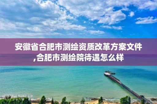 安徽省合肥市测绘资质改革方案文件,合肥市测绘院待遇怎么样