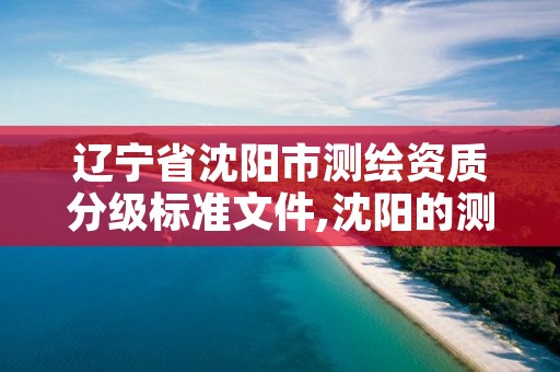 辽宁省沈阳市测绘资质分级标准文件,沈阳的测绘单位有哪些