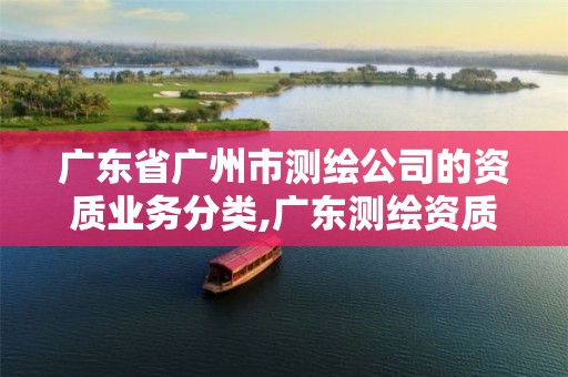 广东省广州市测绘公司的资质业务分类,广东测绘资质查询