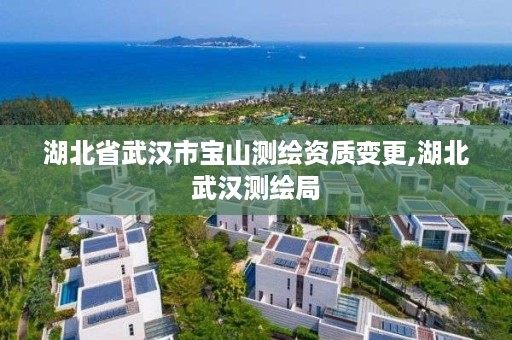 湖北省武汉市宝山测绘资质变更,湖北武汉测绘局