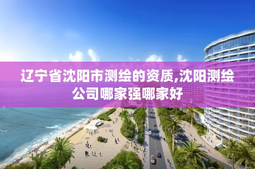 辽宁省沈阳市测绘的资质,沈阳测绘公司哪家强哪家好