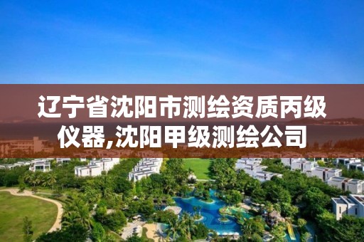 辽宁省沈阳市测绘资质丙级仪器,沈阳甲级测绘公司