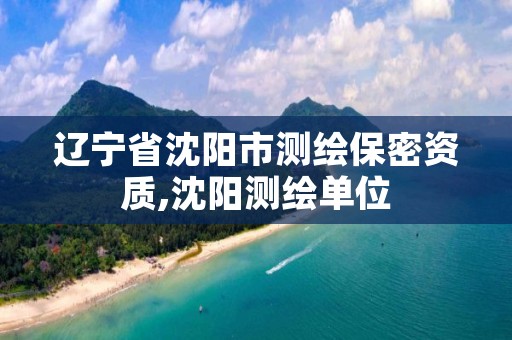 辽宁省沈阳市测绘保密资质,沈阳测绘单位