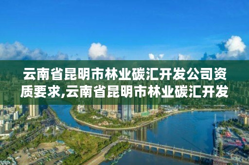 云南省昆明市林业碳汇开发公司资质要求,云南省昆明市林业碳汇开发公司资质要求有哪些
