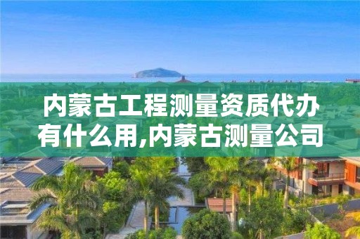 内蒙古工程测量资质代办有什么用,内蒙古测量公司