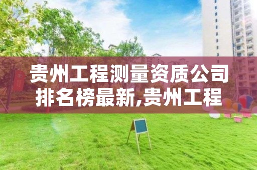 贵州工程测量资质公司排名榜最新,贵州工程测量资质公司排名榜最新名单