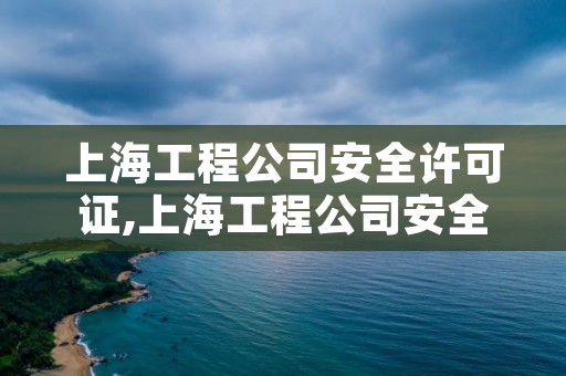 上海工程公司安全许可证,上海工程公司安全许可证查询