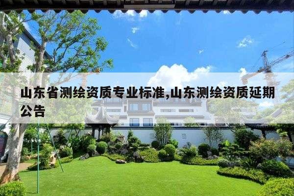 山东省测绘资质专业标准,山东测绘资质延期公告