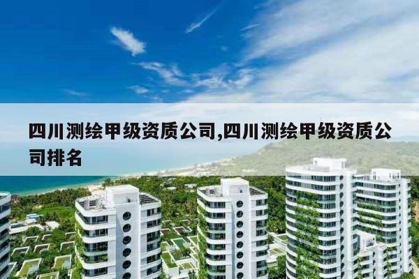 四川测绘甲级资质公司,四川测绘甲级资质公司排名