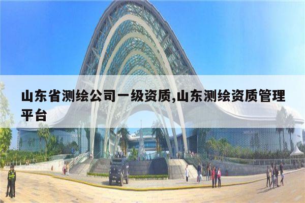山东省测绘公司一级资质,山东测绘资质管理平台