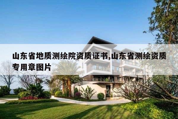 山东省地质测绘院资质证书,山东省测绘资质专用章图片