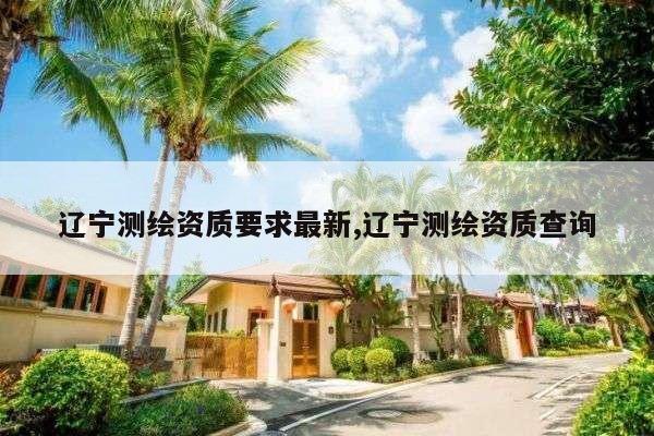 辽宁测绘资质要求最新,辽宁测绘资质查询