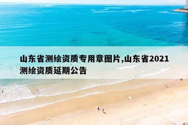 山东省测绘资质专用章图片,山东省2021测绘资质延期公告