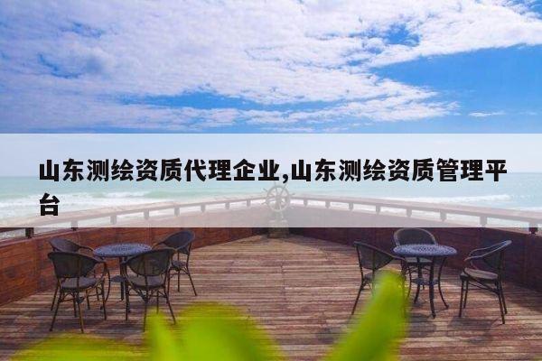 山东测绘资质代理企业,山东测绘资质管理平台