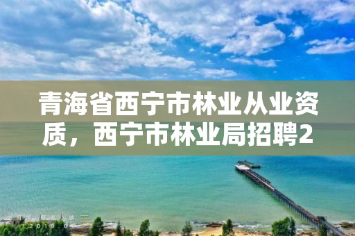 青海省西宁市林业从业资质，西宁市林业局招聘2020年
