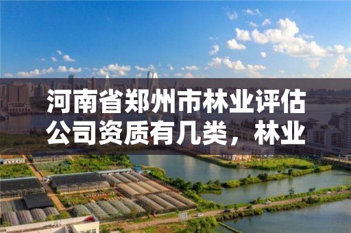 河南省郑州市林业评估公司资质有几类,林业评估公司成立有条件
