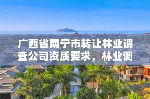 广西省南宁市转让林业调查公司资质要求，林业调查资质代办