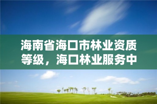 海南省海口市林业资质等级,海口林业服务中心