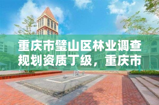 重庆市璧山区林业调查规划资质丁级,重庆市森林资源二类调查操作细则
