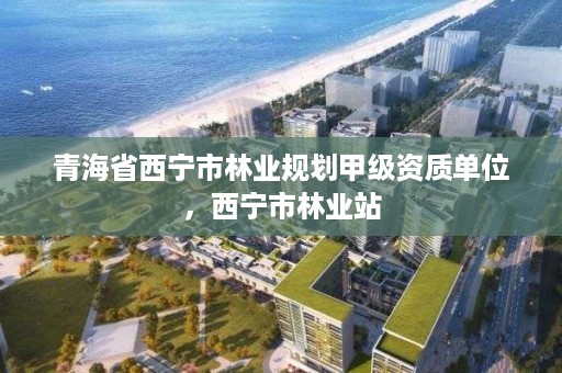青海省西宁市林业规划甲级资质单位，西宁市林业站