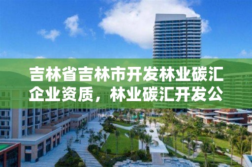 吉林省吉林市开发林业碳汇企业资质,林业碳汇开发公司