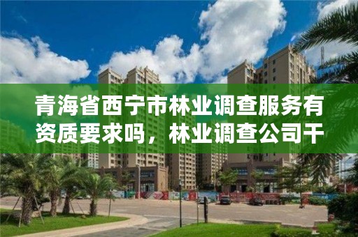 青海省西宁市林业调查服务有资质要求吗，林业调查公司干什么的