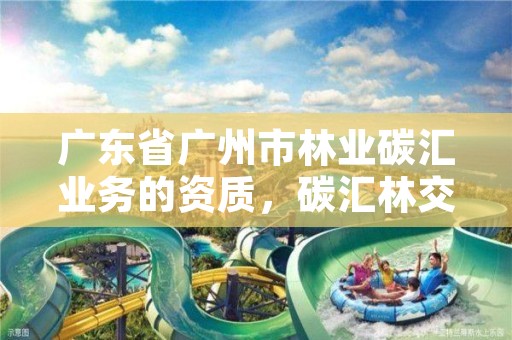 广东省广州市林业碳汇业务的资质，碳汇林交易骗局广州国碳