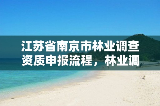 江苏省南京市林业调查资质申报流程，林业调查规划资质业务范围