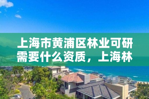 上海市黄浦区林业可研需要什么资质，上海林业工程师