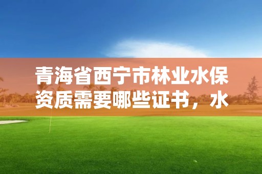 青海省西宁市林业水保资质需要哪些证书，水保林施工方案