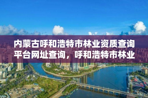内蒙古呼和浩特市林业资质查询平台网址查询，呼和浩特市林业公安局