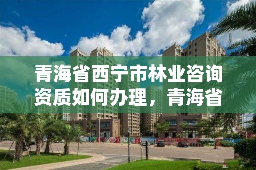 青海省西宁市林业咨询资质如何办理，青海省林业工程咨询中心是什么性质的单位