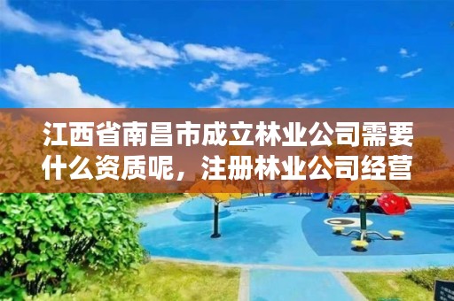 江西省南昌市成立林业公司需要什么资质呢，注册林业公司经营范围