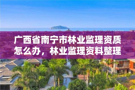 广西省南宁市林业监理资质怎么办，林业监理资料整理目录