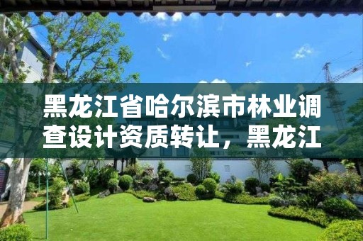 黑龙江省哈尔滨市林业调查设计资质转让,黑龙江省林业调查规划院