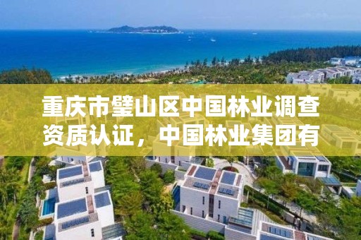 重庆市璧山区中国林业调查资质认证，中国林业集团有限公司重庆