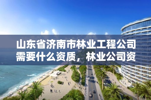 山东省济南市林业工程公司需要什么资质,林业公司资质有哪几个